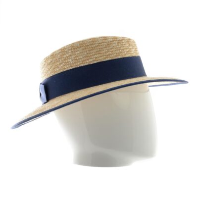 Chapeau Femme Forme Capeline En Paille Naturel – Image 2