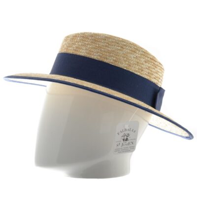 Chapeau Femme Forme Capeline En Paille Naturel – Image 5