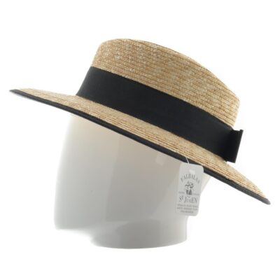 Chapeau Femme Forme Capeline En Paille Naturel – Image 10