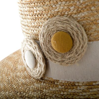 Chapeau Moyen Bord Cérémonie – Image 9