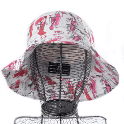 Chapeau Femme Forme Bob De Pluie En Coton Enduit – Image 10