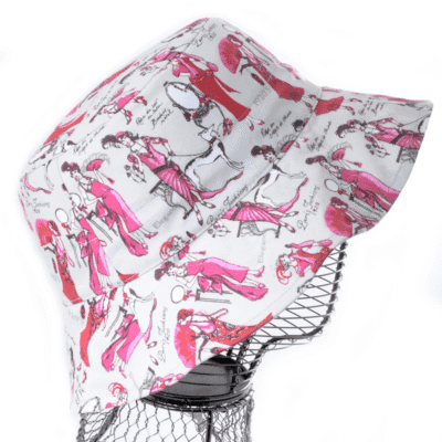 Chapeau Femme Forme Bob De Pluie En Coton Enduit – Image 11