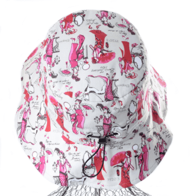 Chapeau Femme Forme Bob De Pluie En Coton Enduit – Image 13