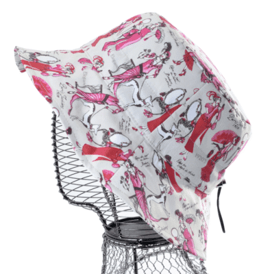Chapeau Femme Forme Bob De Pluie En Coton Enduit – Image 14