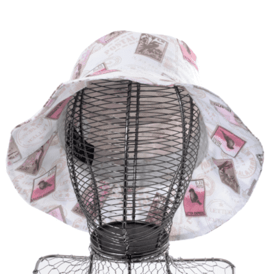 Chapeau Femme Forme Bob De Pluie En Coton Enduit – Image 17
