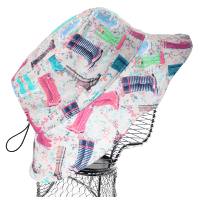 Chapeau Femme Forme Bob De Pluie En Coton Enduit – Image 5