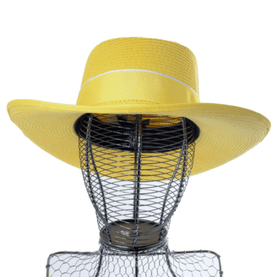 Chapeau Femmme Grands Bords En Paille Naturel – Image 8