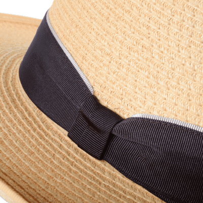 Chapeau Femmme Grands Bords En Paille Naturel – Image 3
