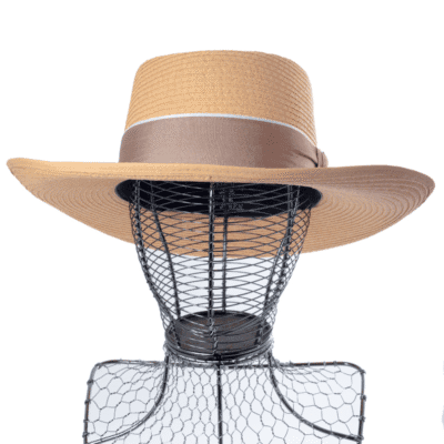 Chapeau Femmme Grands Bords En Paille Naturel – Image 12