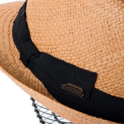 Chapeau Homme Panama écru Ou Tabac Avec Galon Noir – Image 5