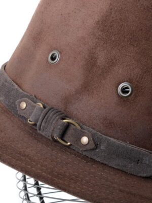 Chapeau Cuir Aventurier