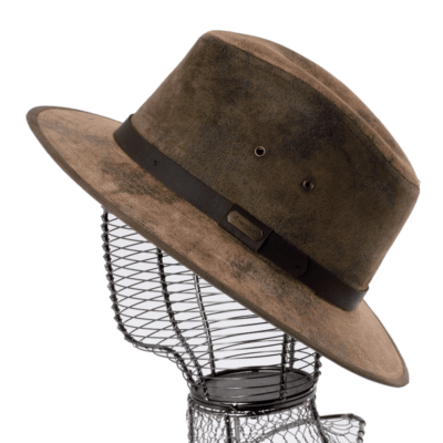 Chapeau Cuir Marron