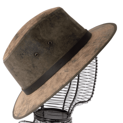 Chapeau Cuir Marron – Image 2