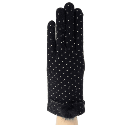 Gant Dame Tactil Vison Pois Beige – Image 2