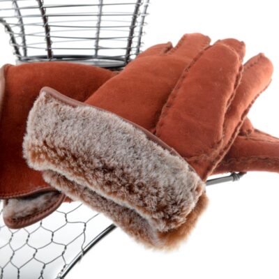 Gants Agneau Retourné Femme – Image 4