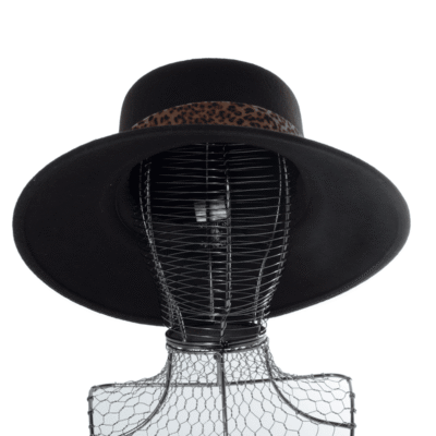 Chapeau Garniture Leopard Femme – Image 4