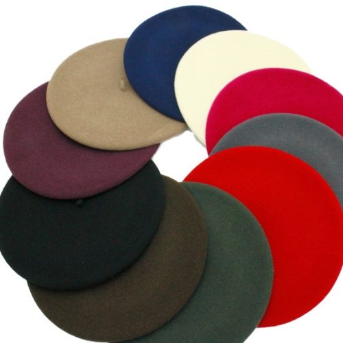 Beret Basque Femme En Laine Laulhère