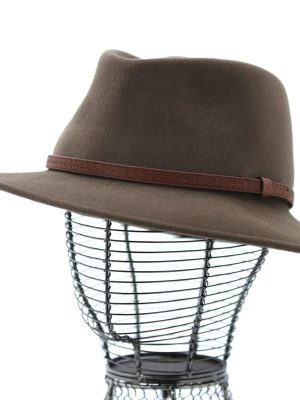 Chapeau Fedora En Feutre De Laine