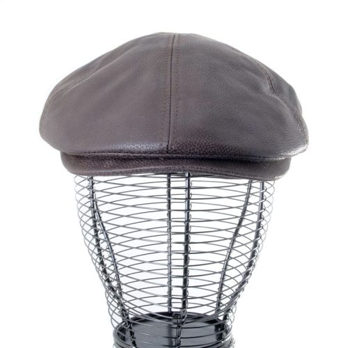 Casquette Plate Cuir  Homme