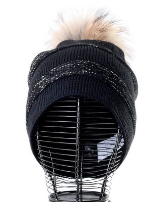 Bonnet à Pompon Femme