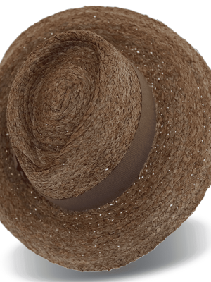 Fédora Raphia Cousu