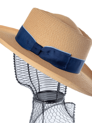 Chapeau Femmme Grands Bords En Paille Naturel