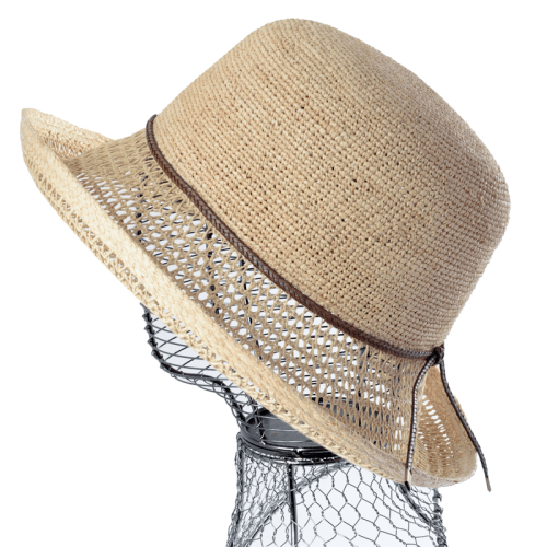 Chapeau Femme En Raphia Naturel