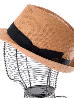 Chapeau Homme Panama écru Ou Tabac Avec Galon Noir