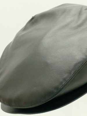 Casquette Plate Homme Cuir