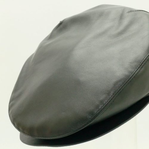 Casquette Plate Homme Cuir